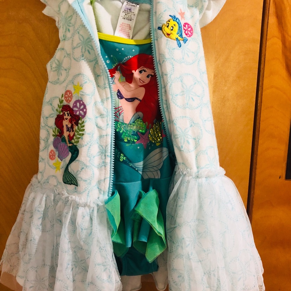 Disney Store, Little Mermaid bathing suit set